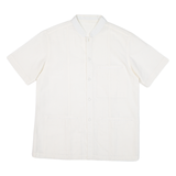 Mens Plain Shirt White M