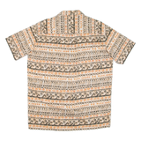 VINCI Mens Shirt Beige Crazy Pattern M