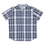 COLUMBIA Mens Shirt Blue Check XL