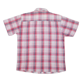 D'OR Mens Shirt Red Check L