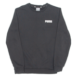 PUMA Mens Sweatshirt Black Crew Neck S