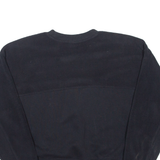 CHAMPION Cropped Womens Sweatshirt Black Crew Neck L