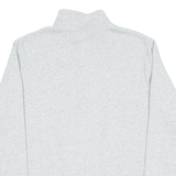 PUMA Womens Sweatshirt Grey 1/4 Zip XL