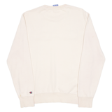 CHAMPION Womens Sweatshirt Beige Crew Neck M