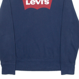 LEVI'S Mens Sweatshirt Blue Crew Neck S