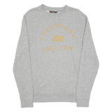 LEE Mens Sweatshirt Grey Crew Neck S