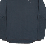 PUMA Mens Sweatshirt Black Crew Neck S
