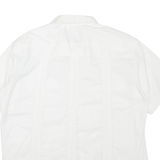 RAVGO Womens Shirt White Collared L