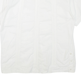 RAVGO Womens Shirt White Collared L