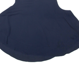 ZARA Womens Cropped Blouse Blue Sleeveless S