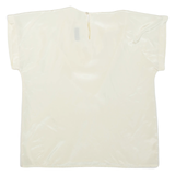 JULIETTA Womens Blouse Yellow High Neck M