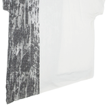 ZARA Asymmetric Womens Printed Top White M