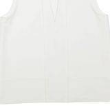 ZARA Womens Top White Sleeveless S