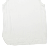 ZARA Womens Puff Sleeve Top White V-Neck S
