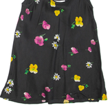 GALAXY Womens Printed Vest Black Sleeveless Floral M