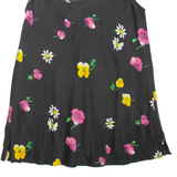 GALAXY Womens Printed Vest Black Sleeveless Floral M