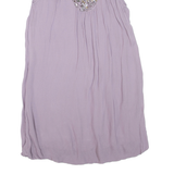 ZARA Womens Top Purple Sleeveless S