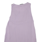 ZARA Womens Top Purple Sleeveless S