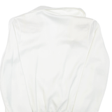 ZARA Womens Bodysuit White V-Neck Long Sleeve S