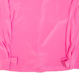 Womens Blouse Pink High Neck Long Sleeve XL