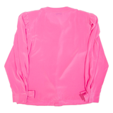 Womens Blouse Pink High Neck Long Sleeve XL