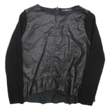 ZARA Womens Top Black Long Sleeve S