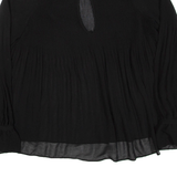 ZARA Womens Blouse Black Long Sleeve S