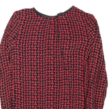 ZARA Womens Blouse Red Long Sleeve M