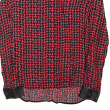 ZARA Womens Blouse Red Long Sleeve M