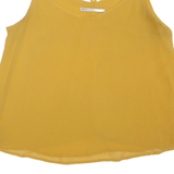 ONLY Womens Camisole Top Yellow Sleeveless M