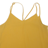 ONLY Womens Camisole Top Yellow Sleeveless M
