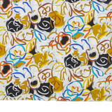 Womens Printed Top Black Crazy Pattern XL