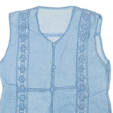 Lightweight Womens Gilet Blue M