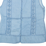 Lightweight Womens Gilet Blue M