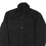 GUESS Mens Coat Black Wool S