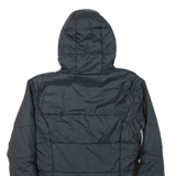 ADIDAS Womens Puffer Jacket Black Hooded UK 10