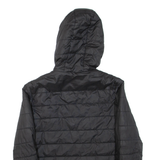 PUMA Mens Puffer Jacket Black Hooded S