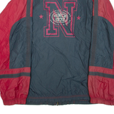 NIKE Mens Track Jacket Red Colourblock M