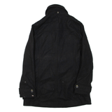 TOMMY HILFIGER Womens Duffle Coat Black Wool L