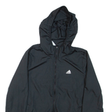 ADIDAS Womens Track Jacket Black Hooded S