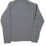 COLUMBIA Mens Track Jacket Grey Hooded L