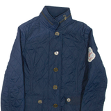 TOMMY HILFIGER Womens Quilted Jacket Blue XS
