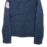 TOMMY HILFIGER Womens Quilted Jacket Blue XS