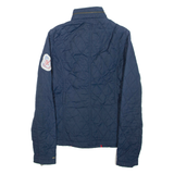 TOMMY HILFIGER Womens Quilted Jacket Blue XS