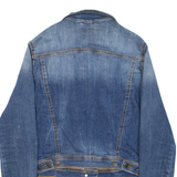 GUESS Womens Denim Jacket Blue M