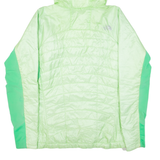 THE NORTH FACE Lightweight Insulated Womens Puffer Jacket Green Nylon Hooded L