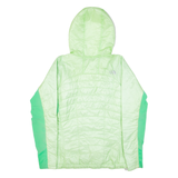 THE NORTH FACE Lightweight Insulated Womens Puffer Jacket Green Nylon Hooded L