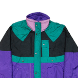 POWDER PEAK Insulated Mens Jacket Purple Colourblock XL