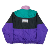 POWDER PEAK Insulated Mens Jacket Purple Colourblock XL