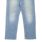 LEVI'S 505 Jeans Mens Blue Regular Straight Stone Wash W40 L30